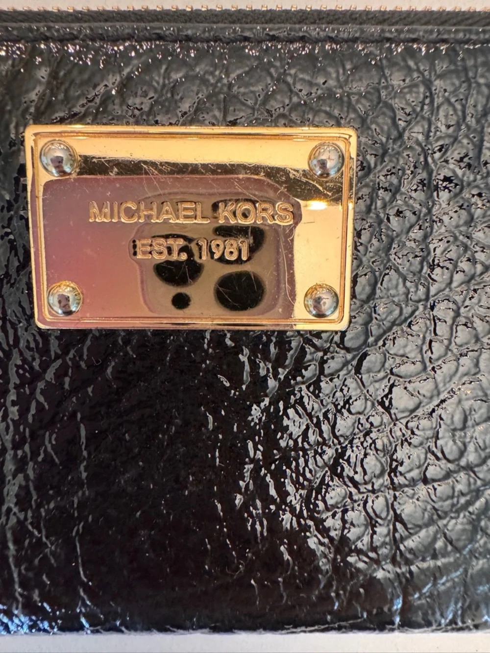 Michael Kors Wallet Jet Set Black Full Zip - Picture 3 of 7